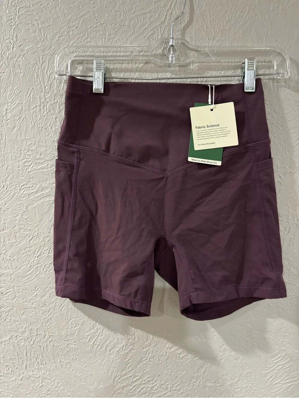 Halara UltraSculpt™ High Waisted Tummy Control Side Pockets in Evening Red Sz S